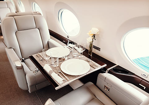 Luxury Plane Seating